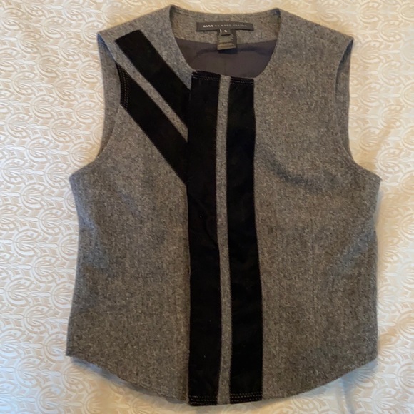 COPY - Marc Jacob's wool and velvet vest - Picture 1 of 3